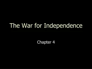 The War for Independence