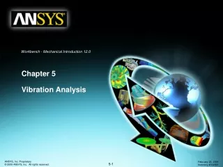 Chapter 5 Vibration Analysis