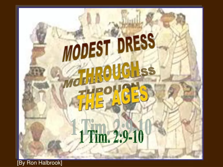modest dress through the ages
