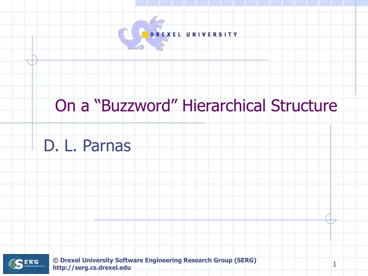 on a buzzword hierarchical structure