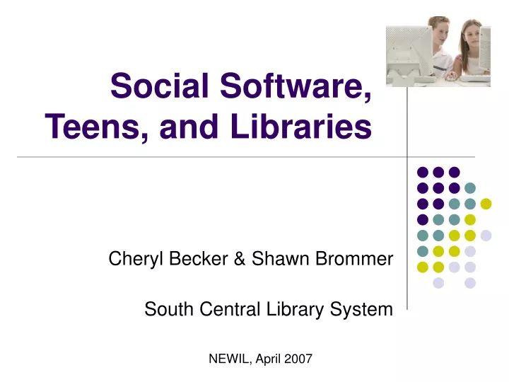 social software teens and libraries