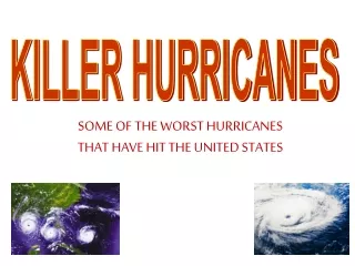 KILLER HURRICANES