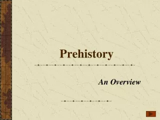 Prehistory