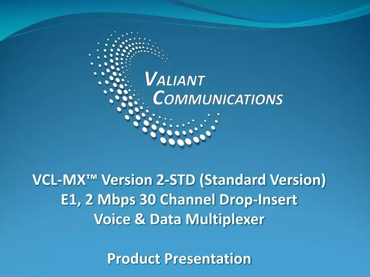vcl mx version 2 std standard version e1 2 mbps