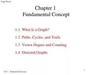 Chapter 1  Fundamental Concept