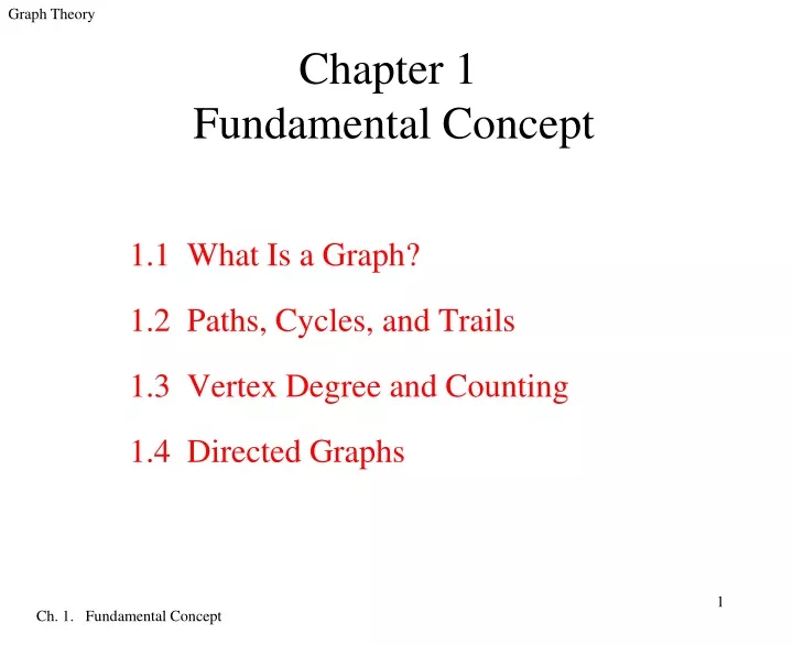 chapter 1 fundamental concept