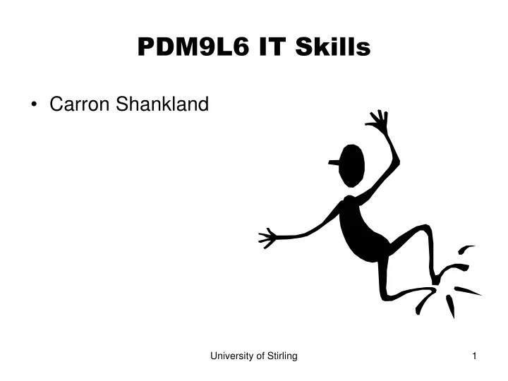 pdm9l6 it skills