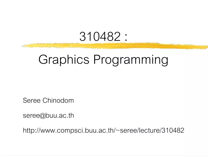 310482 graphics programming