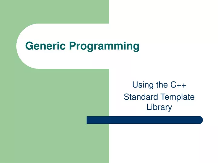 generic programming