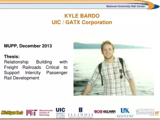 KYLE BARDO UIC / GATX Corporation