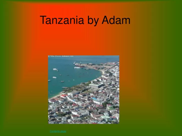 tanzania by adam