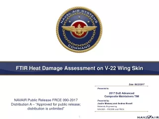 FTIR Heat Damage Assessment on V-22 Wing Skin