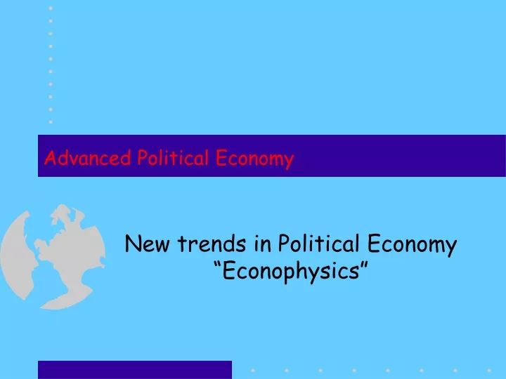advanced political economy