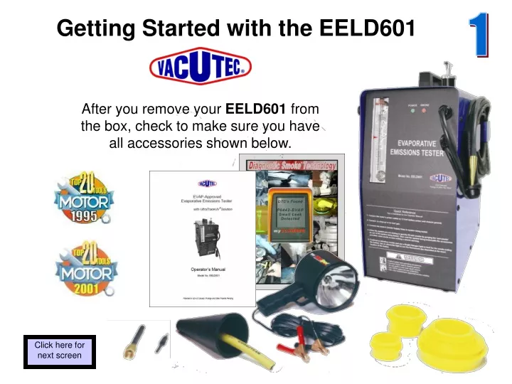 getting started with the eeld601
