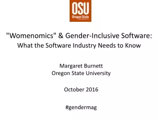 &quot;Womenomics&quot; &amp; Gender-Inclusive Software: What the Software Industry Needs to Know