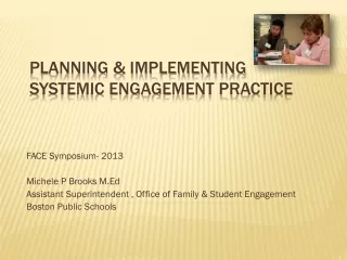 Planning &amp; Implementing Systemic Engagement Practice