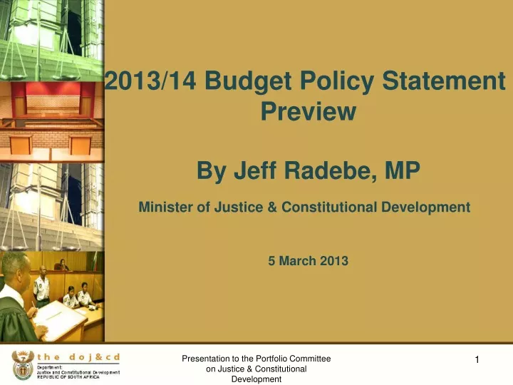 2013 14 budget policy statement preview by jeff