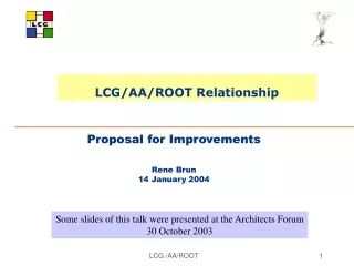 Proposal for Improvements Rene Brun 14 January 2004