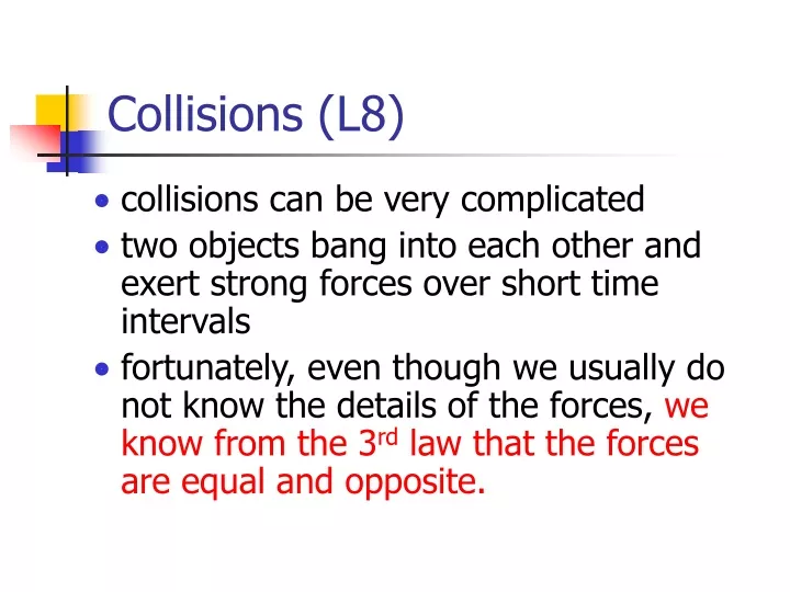 collisions l8