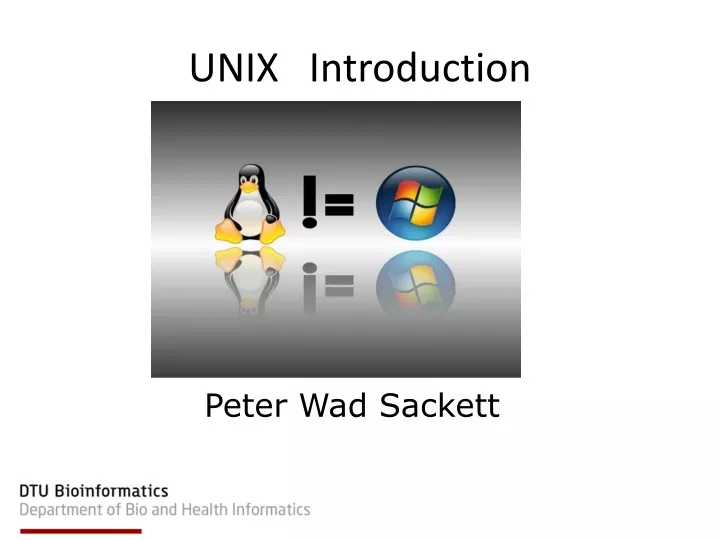 unix introduction