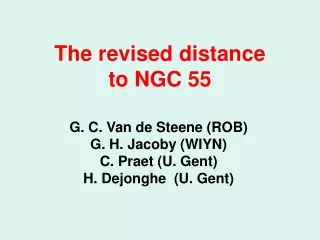 The revised distance  to NGC 55