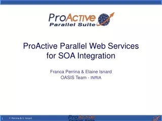 ProActive Parallel Web Services  for SOA Integration