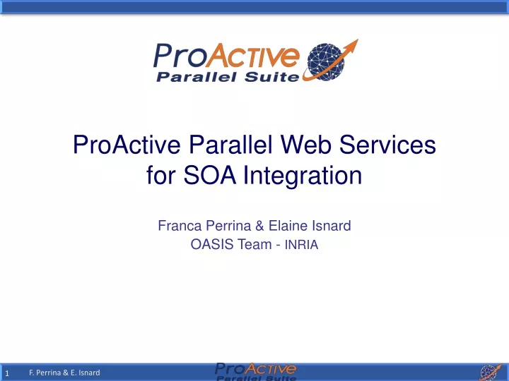 proactive parallel web services for soa integration