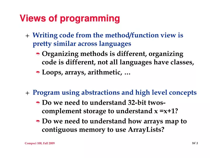 views of programming