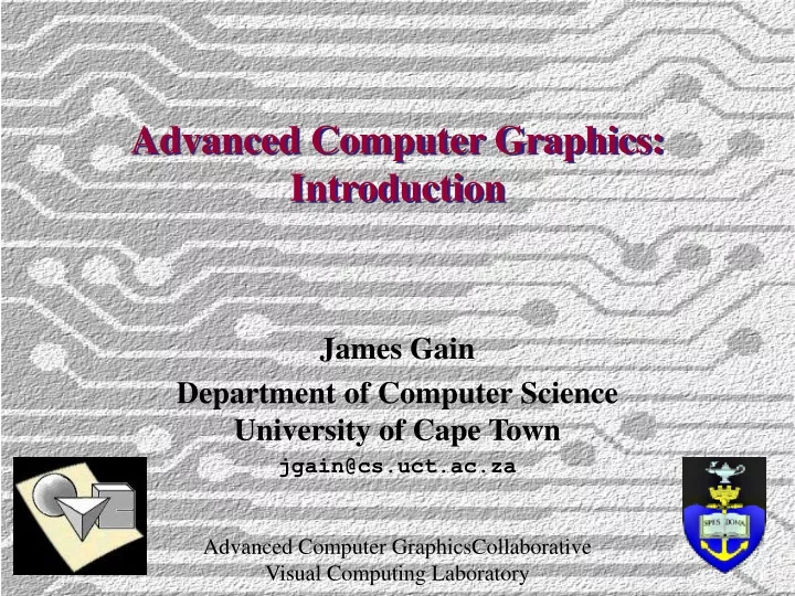 advanced computer graphics introduction