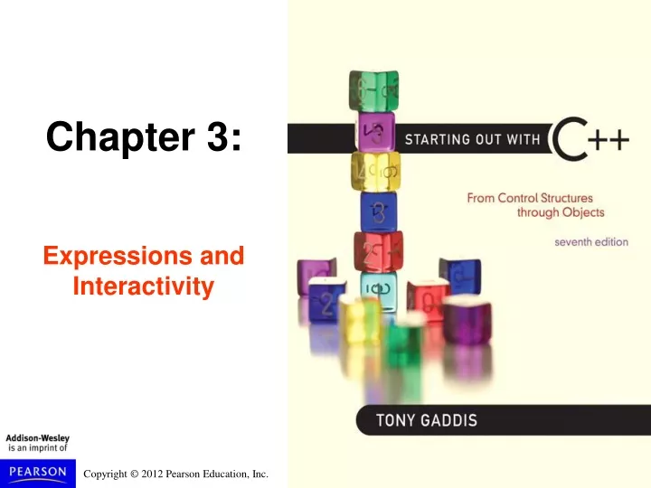 chapter 3 expressions and interactivity