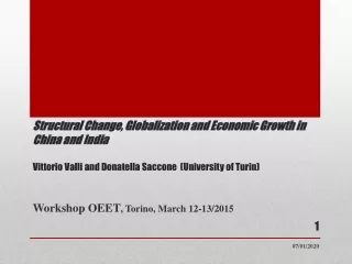 Workshop OEET , Torino, March 12-13/2015