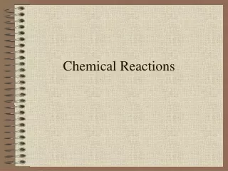 Chemical Reactions