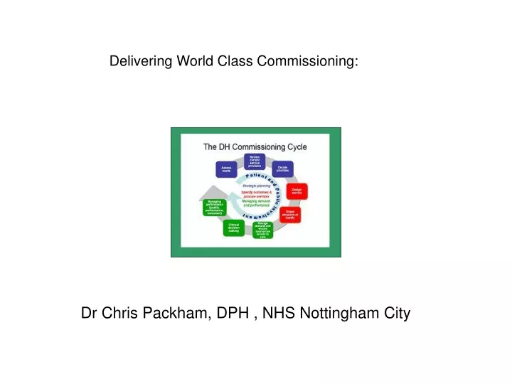 delivering world class commissioning