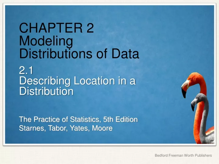 chapter 2 modeling distributions of data