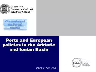 Ports and European policies in the Adriatic and Ionian Basin