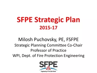 SFPE Strategic Plan 2015-17