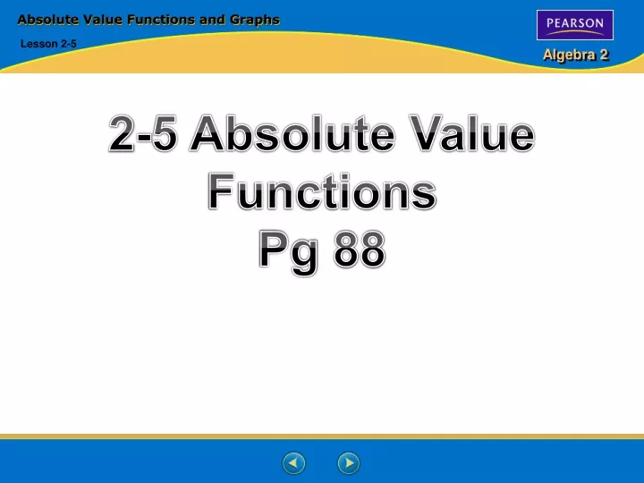 absolute value functions and graphs