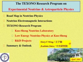 The TEXONO Research Program on  Experimental Neutrino &amp; Astroparticle Physics