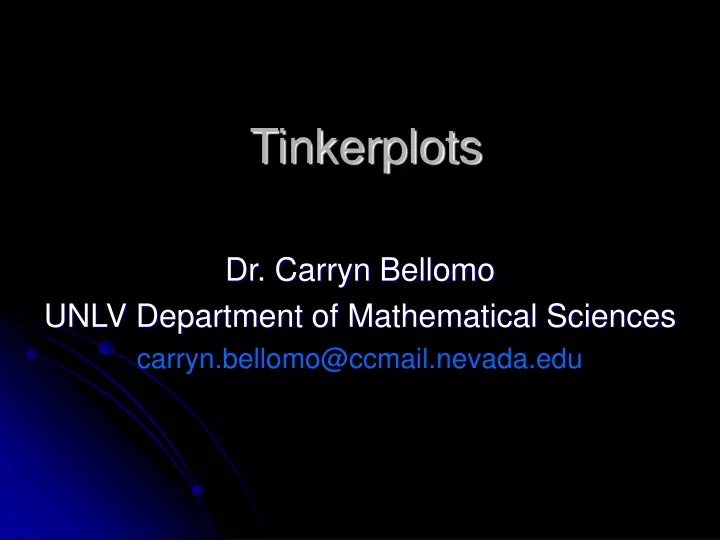 tinkerplots