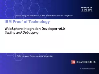WebSphere Integration Developer v6.0 Testing and Debugging