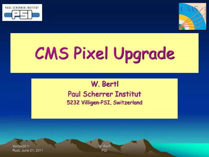cms pixel upgrade