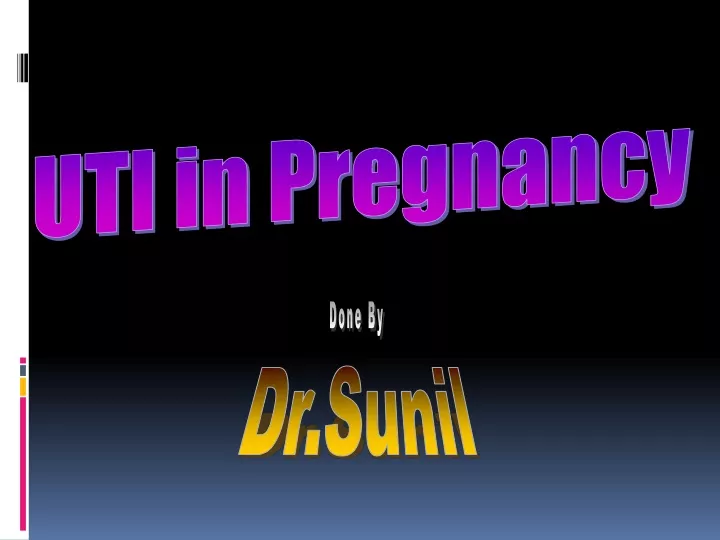 uti in pregnancy