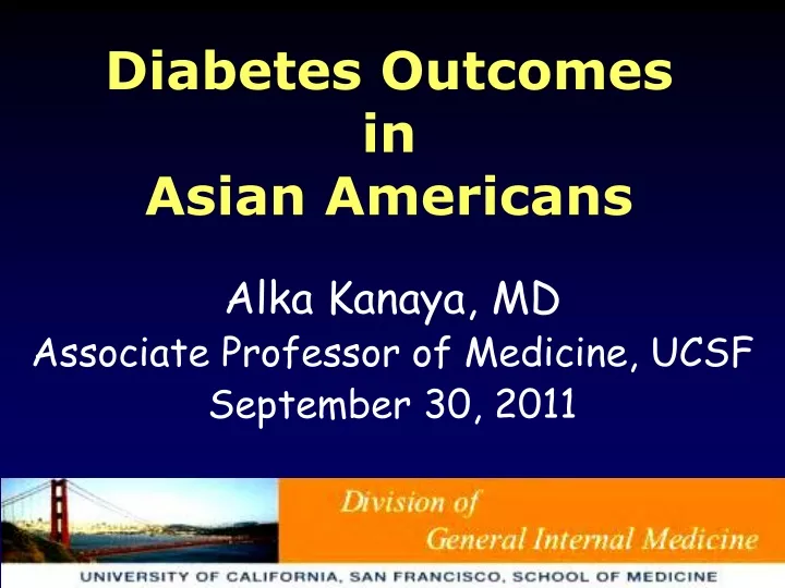 diabetes outcomes in asian americans