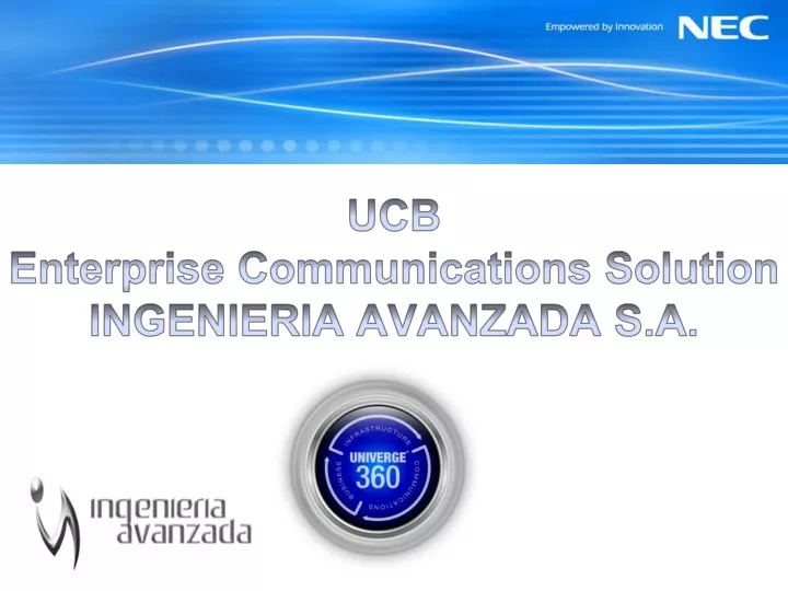 ucb enterprise communications solution ingenieria