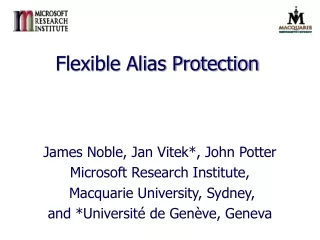 Flexible Alias Protection