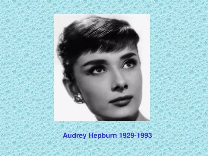 audrey hepburn 1929 1993