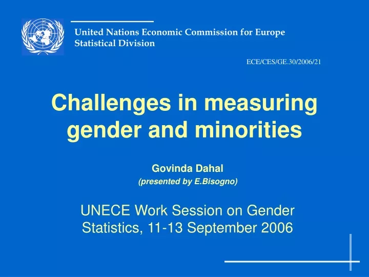 challenges in measuring gender and minorities