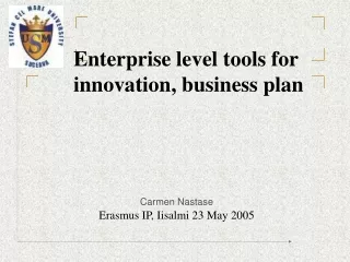 Carmen Nastase Erasmus IP, Iisalmi 23 May 2005