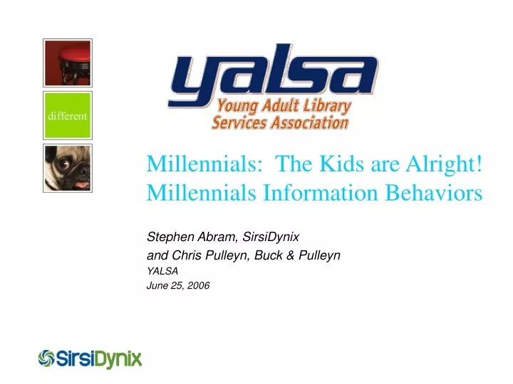 millennials the kids are alright millennials information behaviors