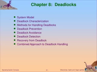 Chapter 8:  Deadlocks